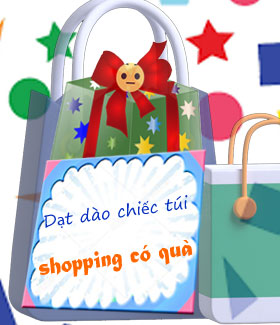 Dạt dào chiếc túi shopping có quà